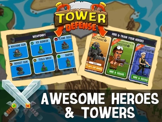 Изображение игры: Warfare Tower Defence Pro!