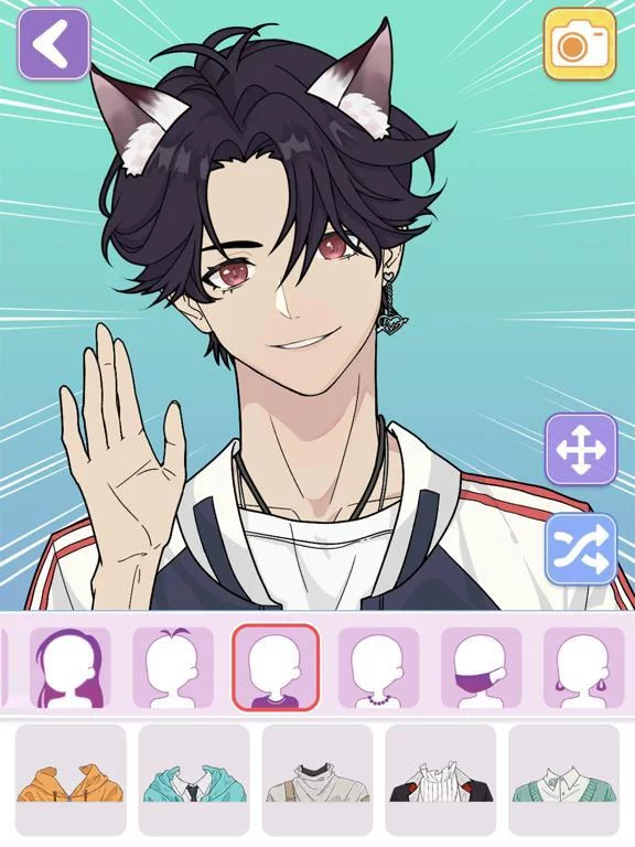 Изображение игры: Vlinder avatar maker: Anime