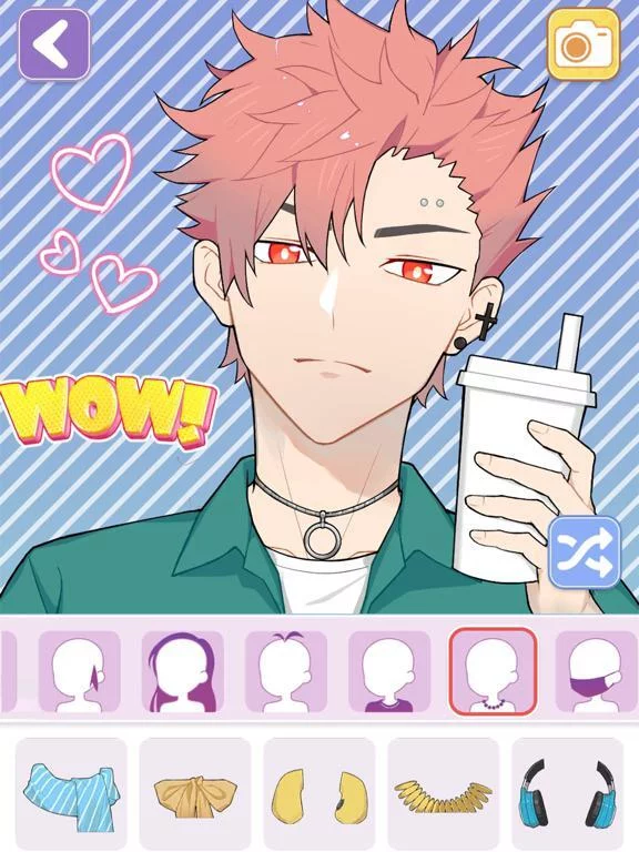 Изображение игры: Vlinder avatar maker: Anime