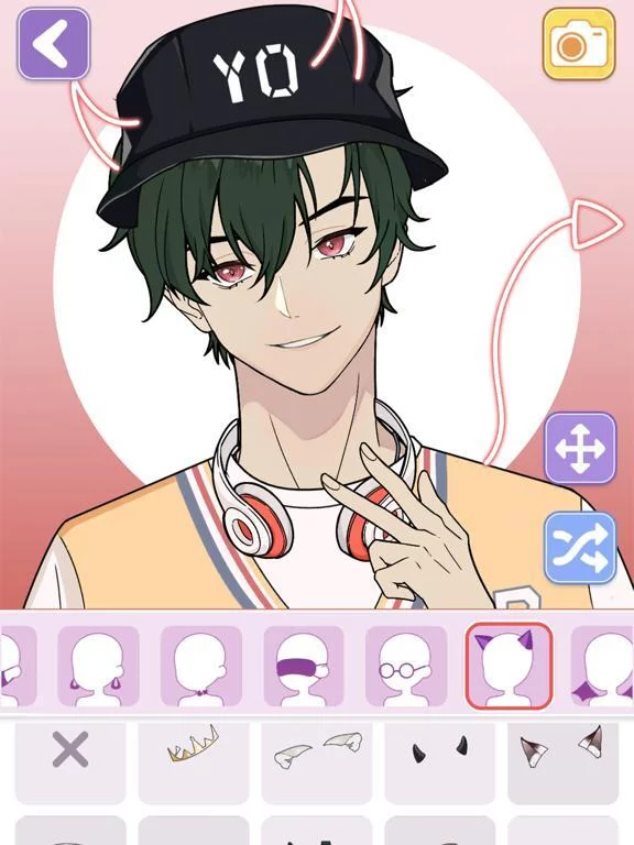 Изображение игры: Vlinder avatar maker: Anime