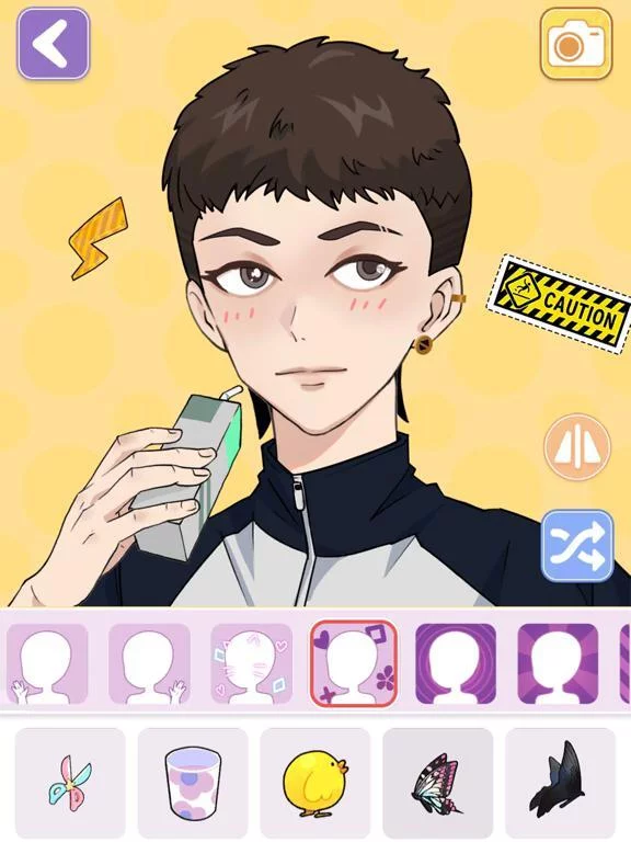 Изображение игры: Vlinder avatar maker: Anime