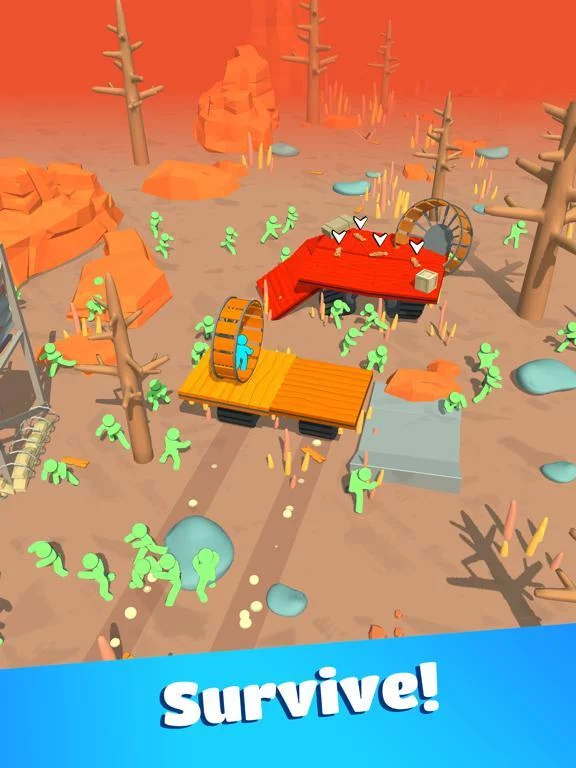Изображение игры: Zombie Raft