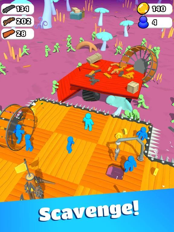 Изображение игры: Zombie Raft