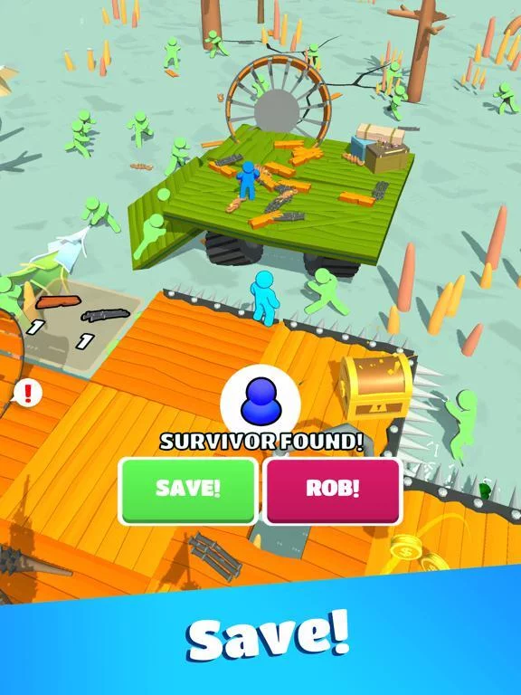 Изображение игры: Zombie Raft