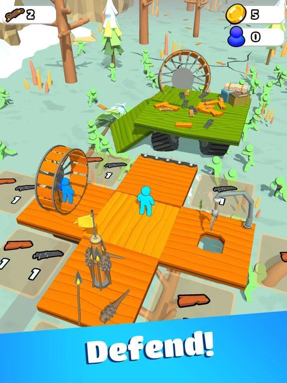 Изображение игры: Zombie Raft