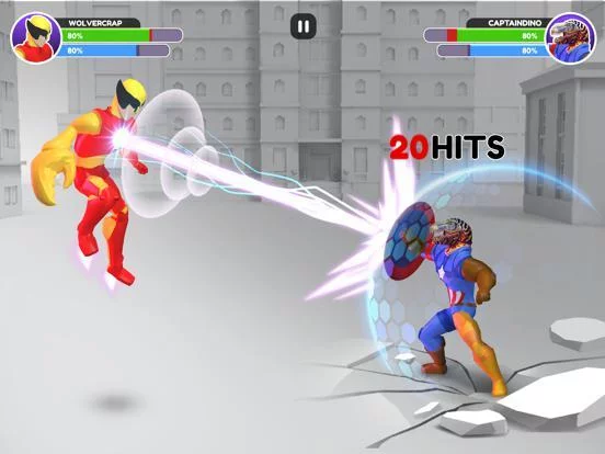 Изображение игры: Merge Superhero