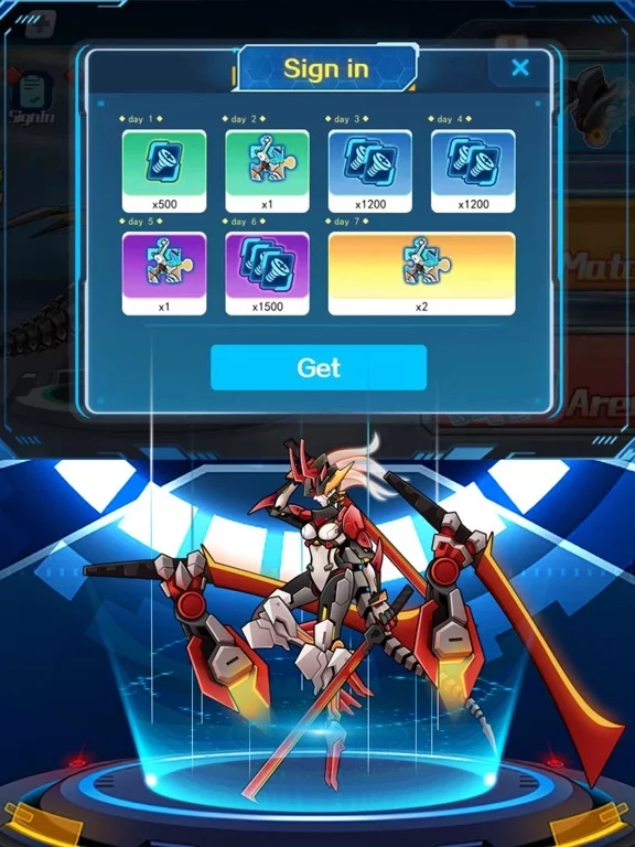 Изображение игры: Mecha Colosseum