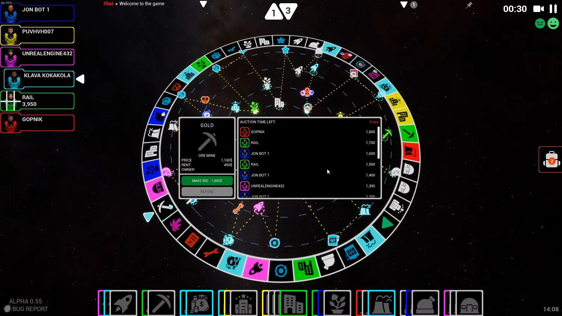 Изображение игры: Cosmopoly