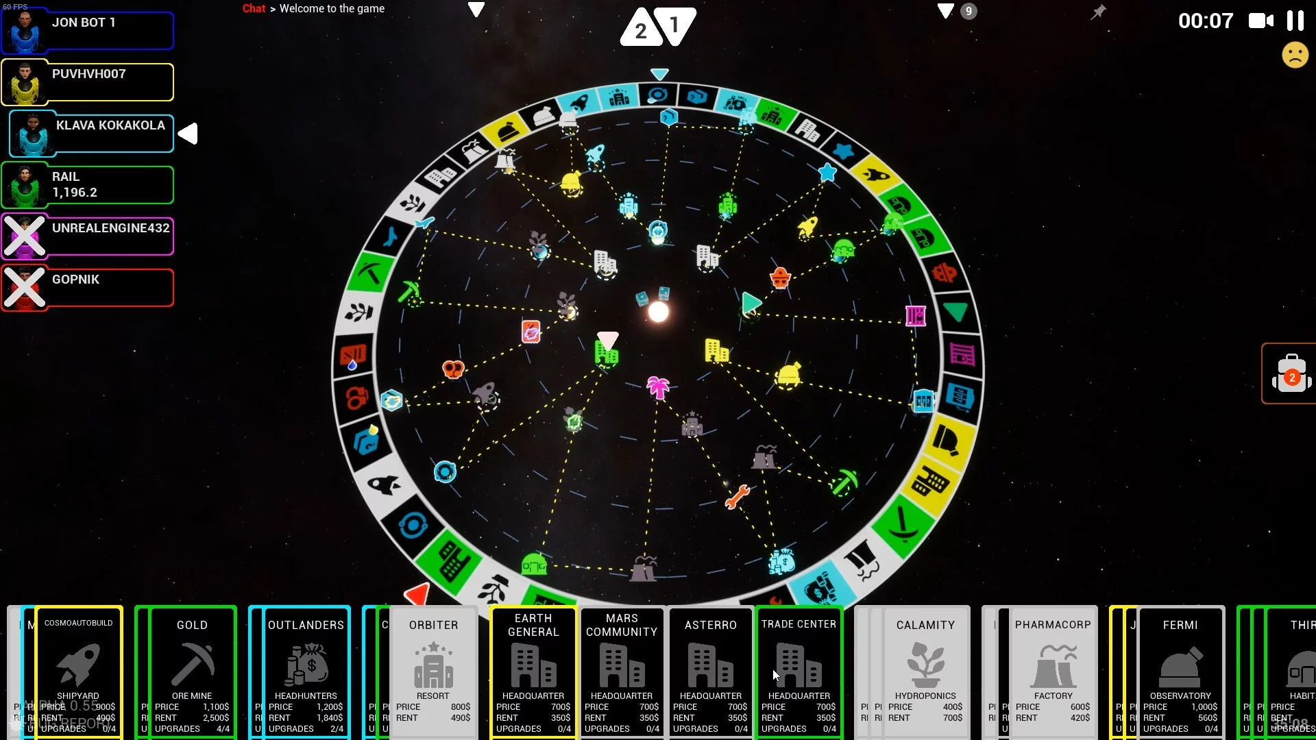 Изображение игры: Cosmopoly