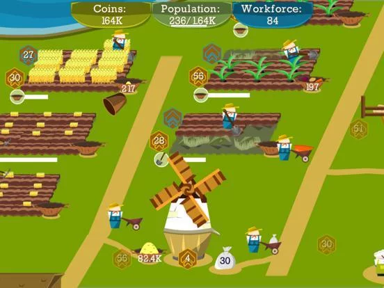 Изображение игры: Farm and Mine: Idle Tycoon