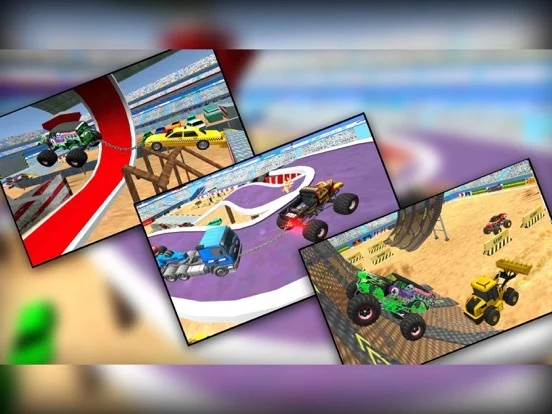 Изображение игры: Monster Truck Rush Driving Sim