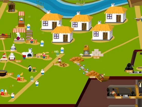 Изображение игры: Farm and Mine: Idle Tycoon