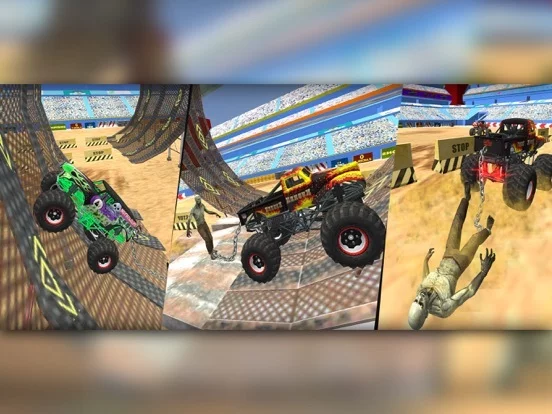 Изображение игры: Monster Truck Rush Driving Sim