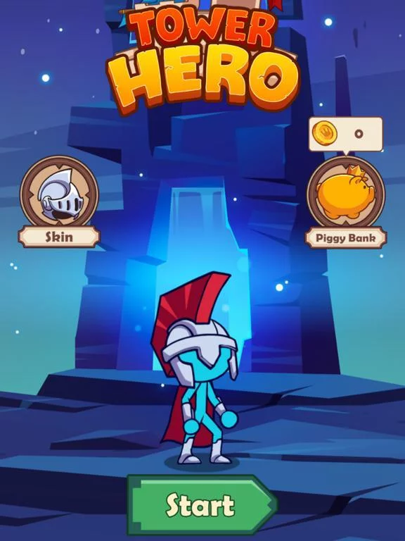 Изображение игры: Stick Hero - Mighty Tower Wars