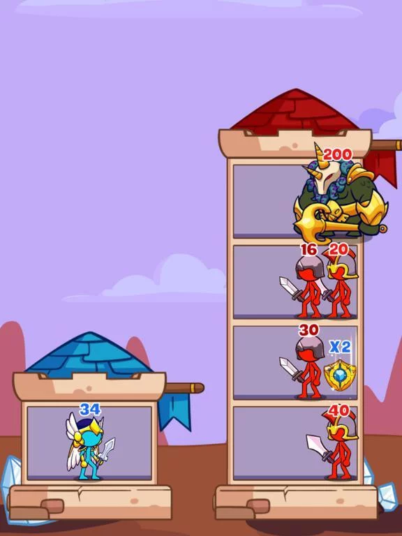 Изображение игры: Stick Hero - Mighty Tower Wars