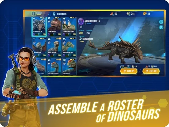 Изображение игры: Jurassic World Primal Ops