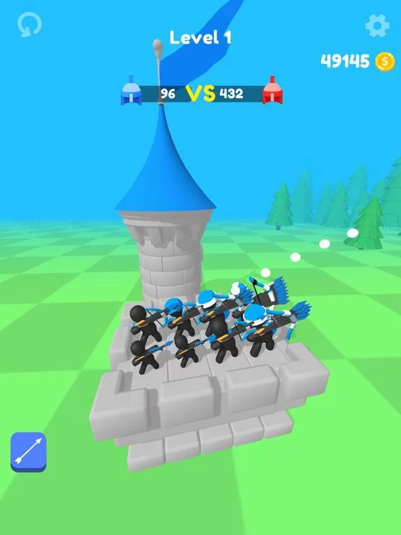Изображение игры: Merge Archers