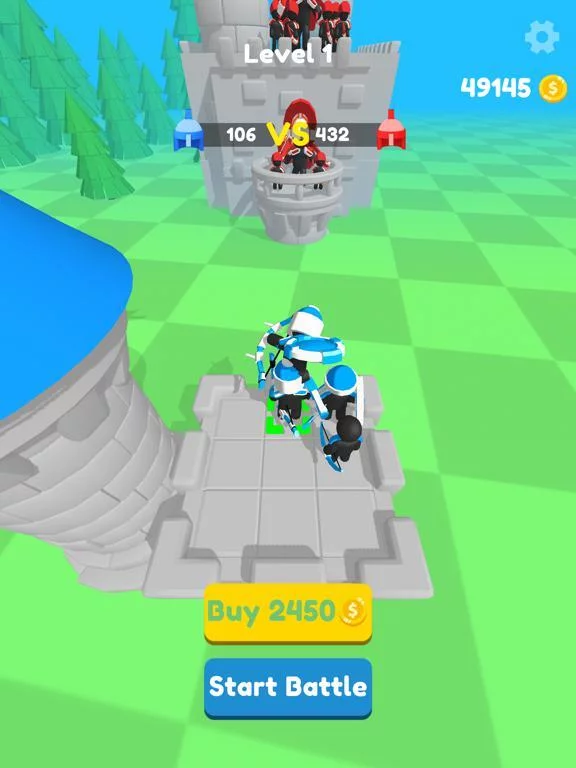 Изображение игры: Merge Archers