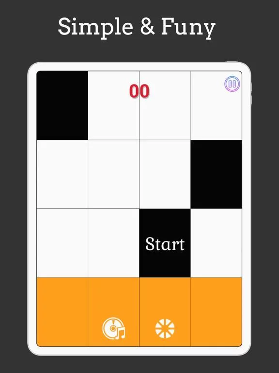 Изображение игры: White Tiles: Magic Piano Music