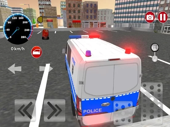Изображение игры: American Police Van Driving