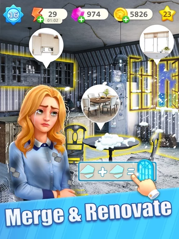 Изображение игры: Happy Merge Home