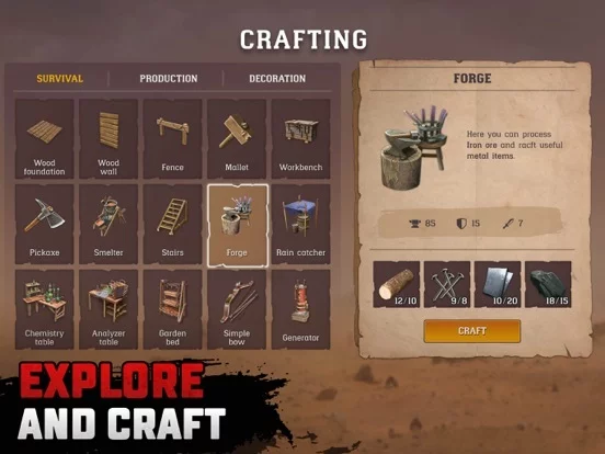 Изображение игры: Raft Survival: Desert Nomad