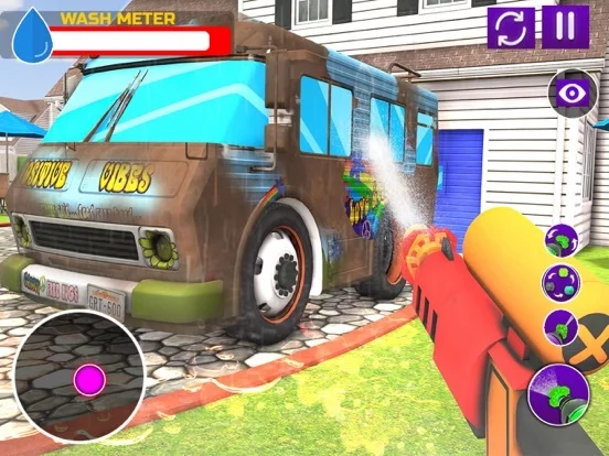 Изображение игры: Power Wash Cleaning Simulator