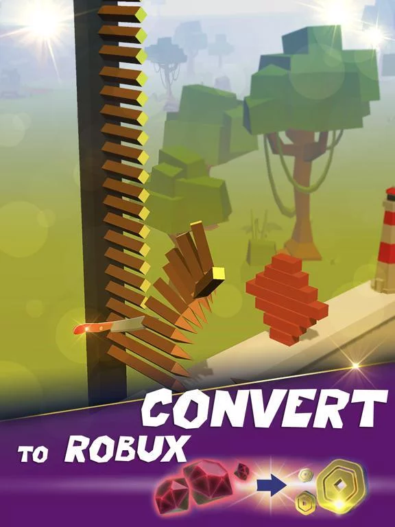 Изображение игры: Robux Knives for Roblox
