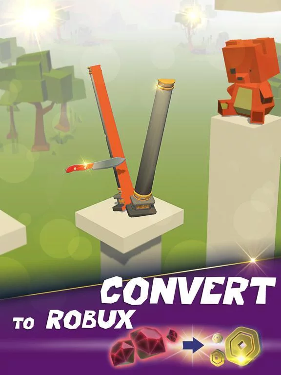 Изображение игры: Robux Knives for Roblox