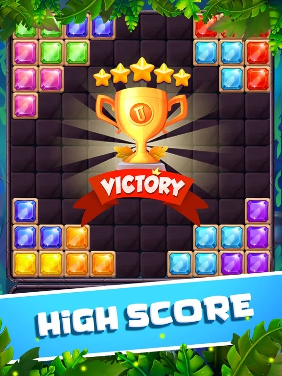 Изображение игры: Jewel Block Brick Puzzle