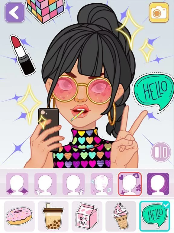 Изображение игры: Vlinder Anime Avatar Maker