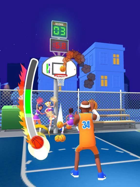 Изображение игры: Hoop Legend: Basketball Stars