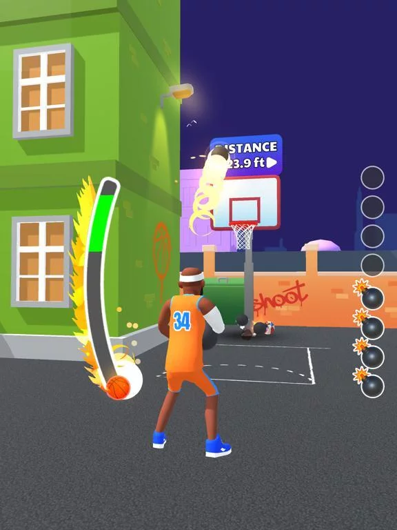 Изображение игры: Hoop Legend: Basketball Stars