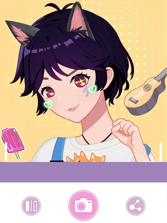 Изображение игры: Vlinder Anime Avatar Maker
