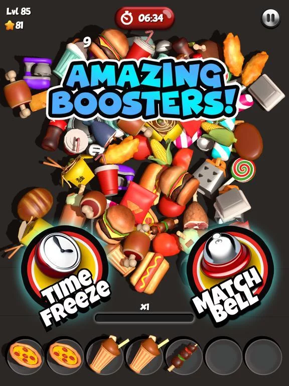 Изображение игры: Food Match 3D: Tile Puzzle