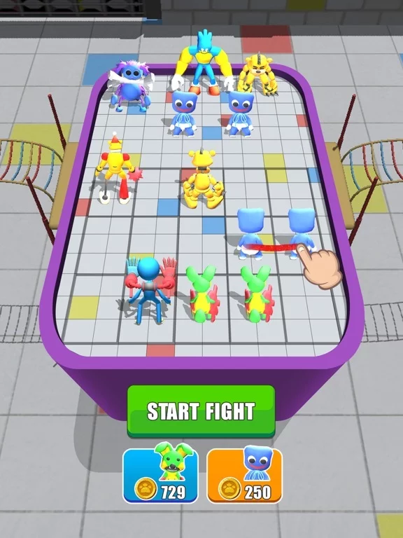 Изображение игры: Merge Master Blue Monster