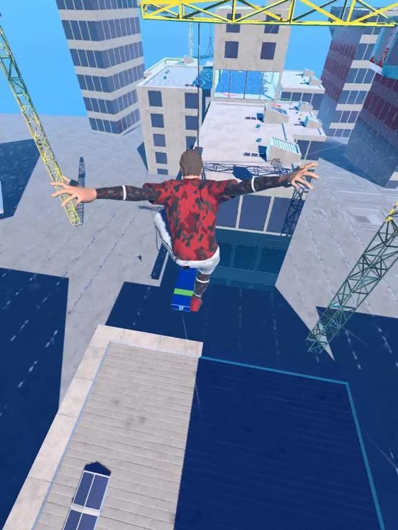 Изображение игры: Rooftop Run Rush