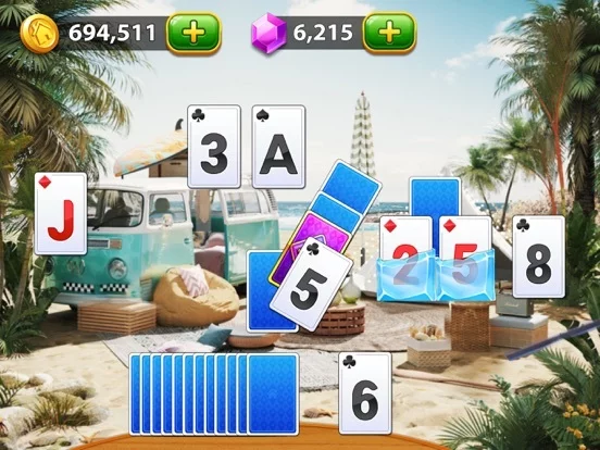 Изображение игры: Solitaire Tripeaks Home
