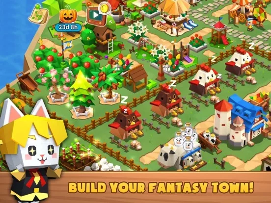 Изображение игры: Fantasy Town: Farm & Friends