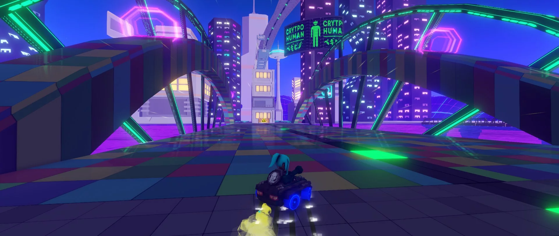 Изображение игры: Synthwave Racers