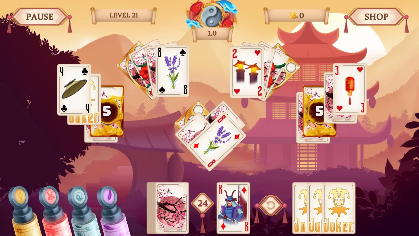 Изображение игры: Samurai Solitaire. Return of the Ronin