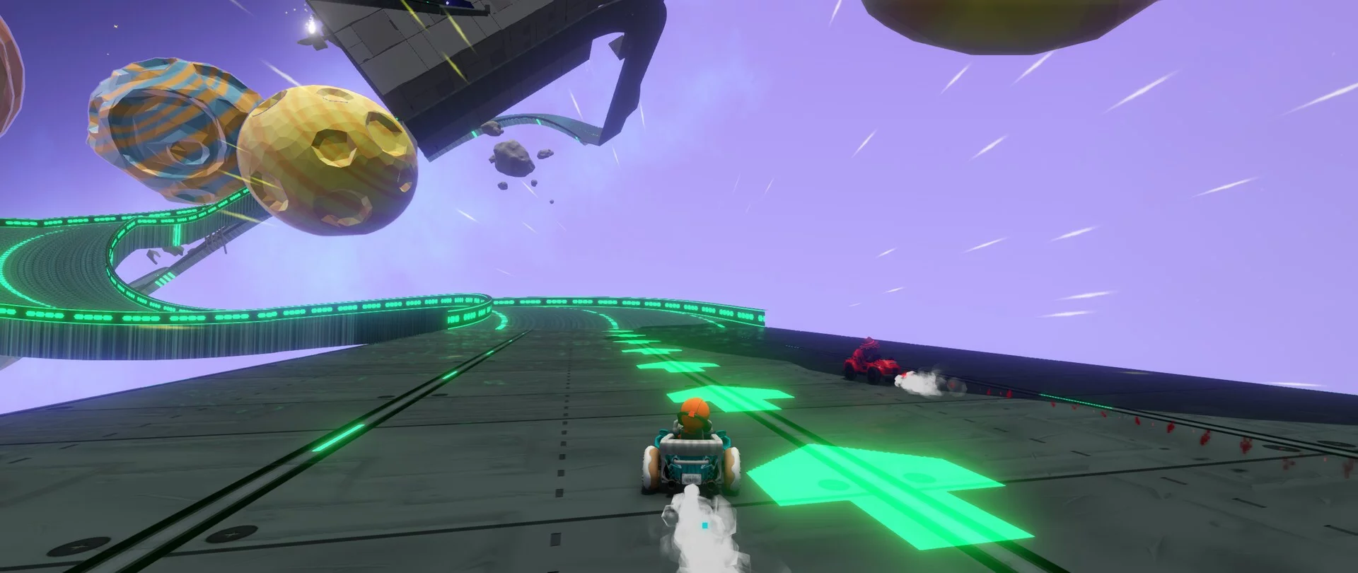 Изображение игры: Synthwave Racers