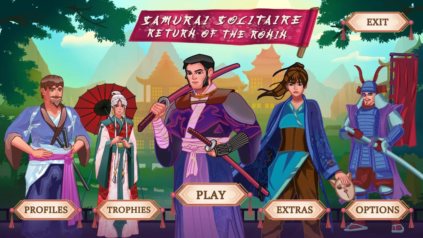 Изображение игры: Samurai Solitaire. Return of the Ronin