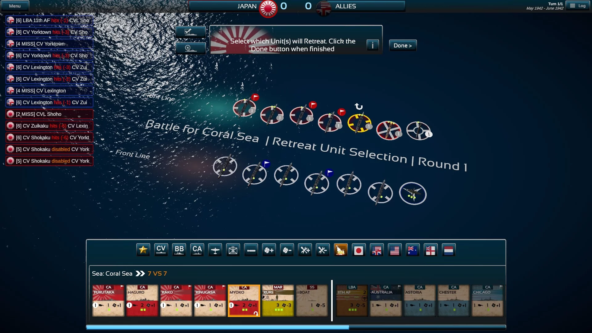 Изображение игры: Fleet Commander: Pacific