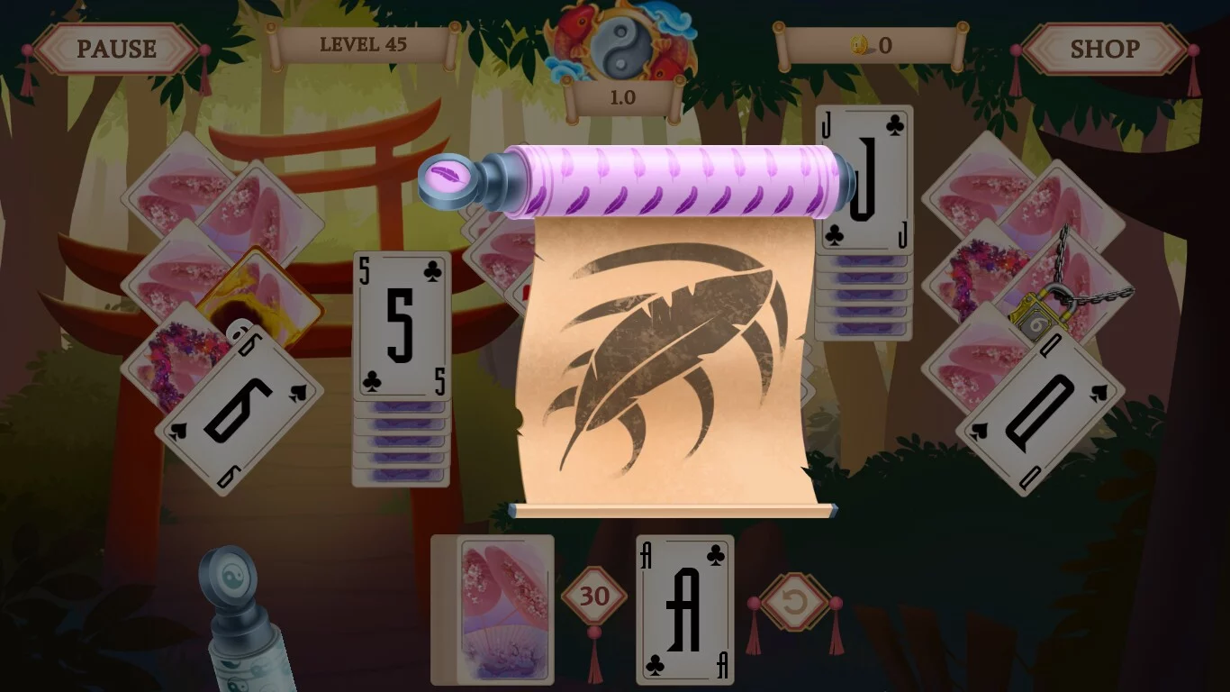 Изображение игры: Samurai Solitaire. Return of the Ronin