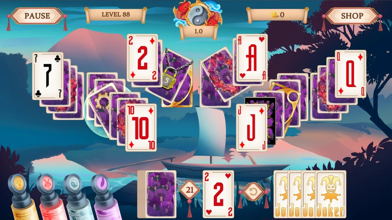 Изображение игры: Samurai Solitaire. Return of the Ronin