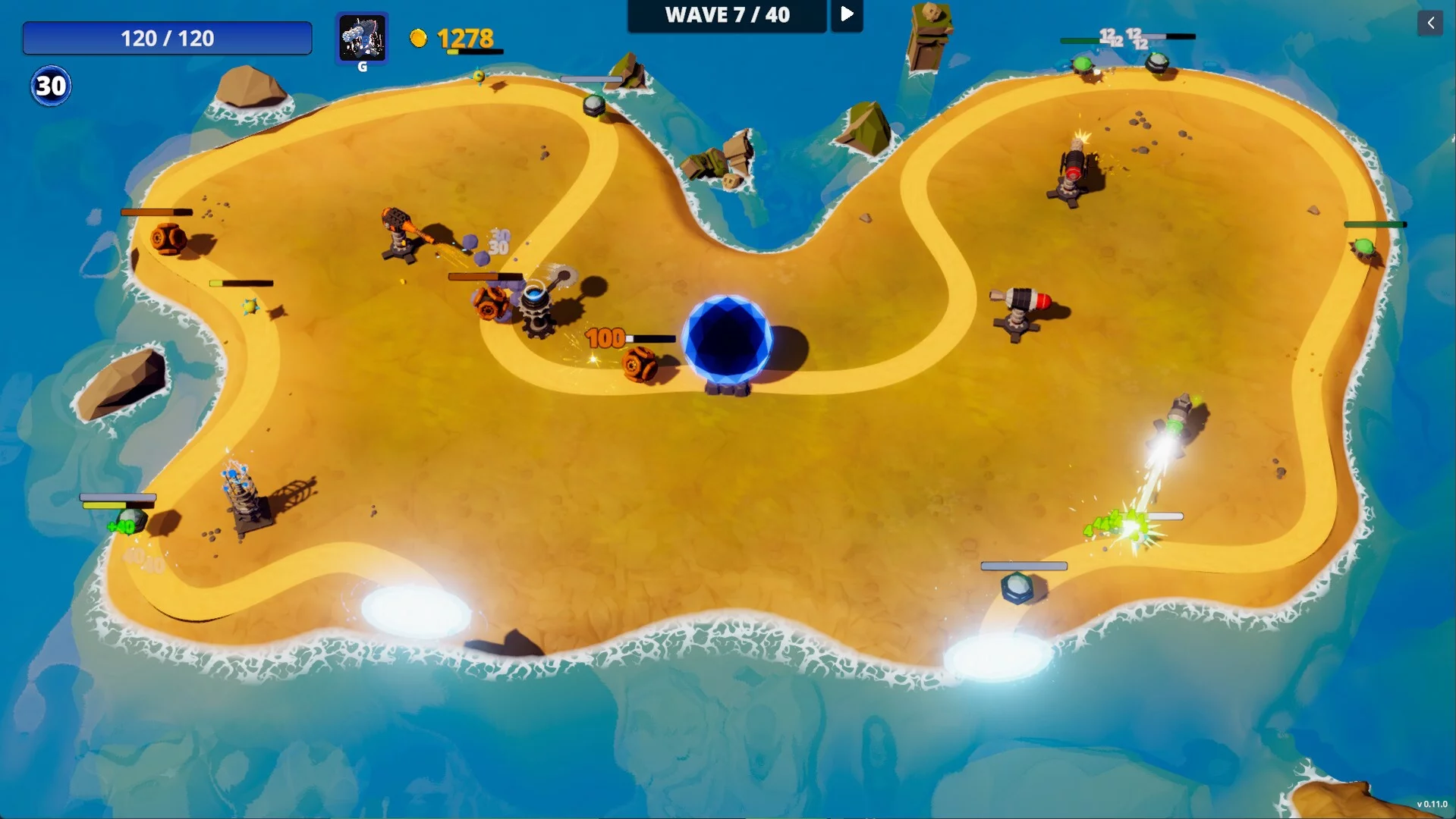 Изображение игры: PolyCore Defense