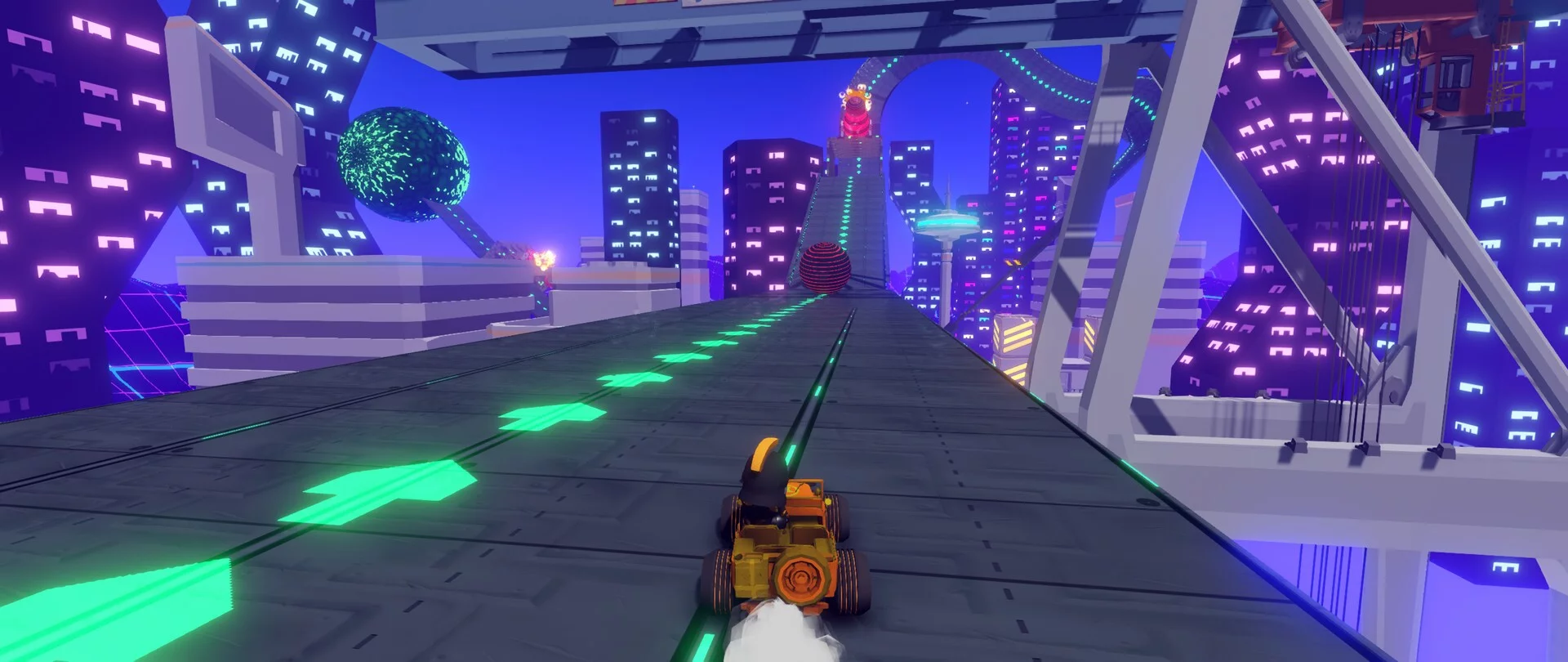 Изображение игры: Synthwave Racers