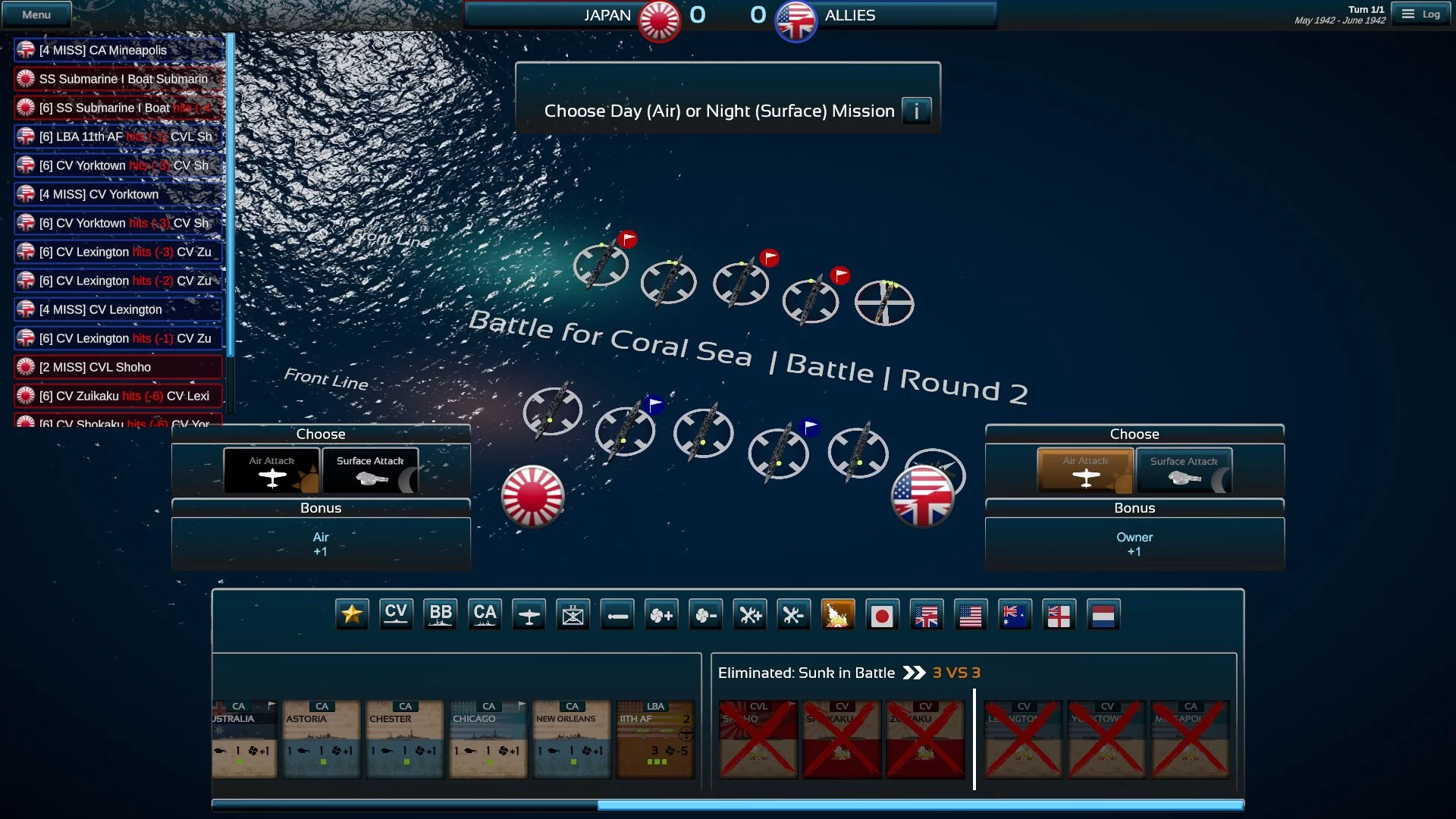 Изображение игры: Fleet Commander: Pacific