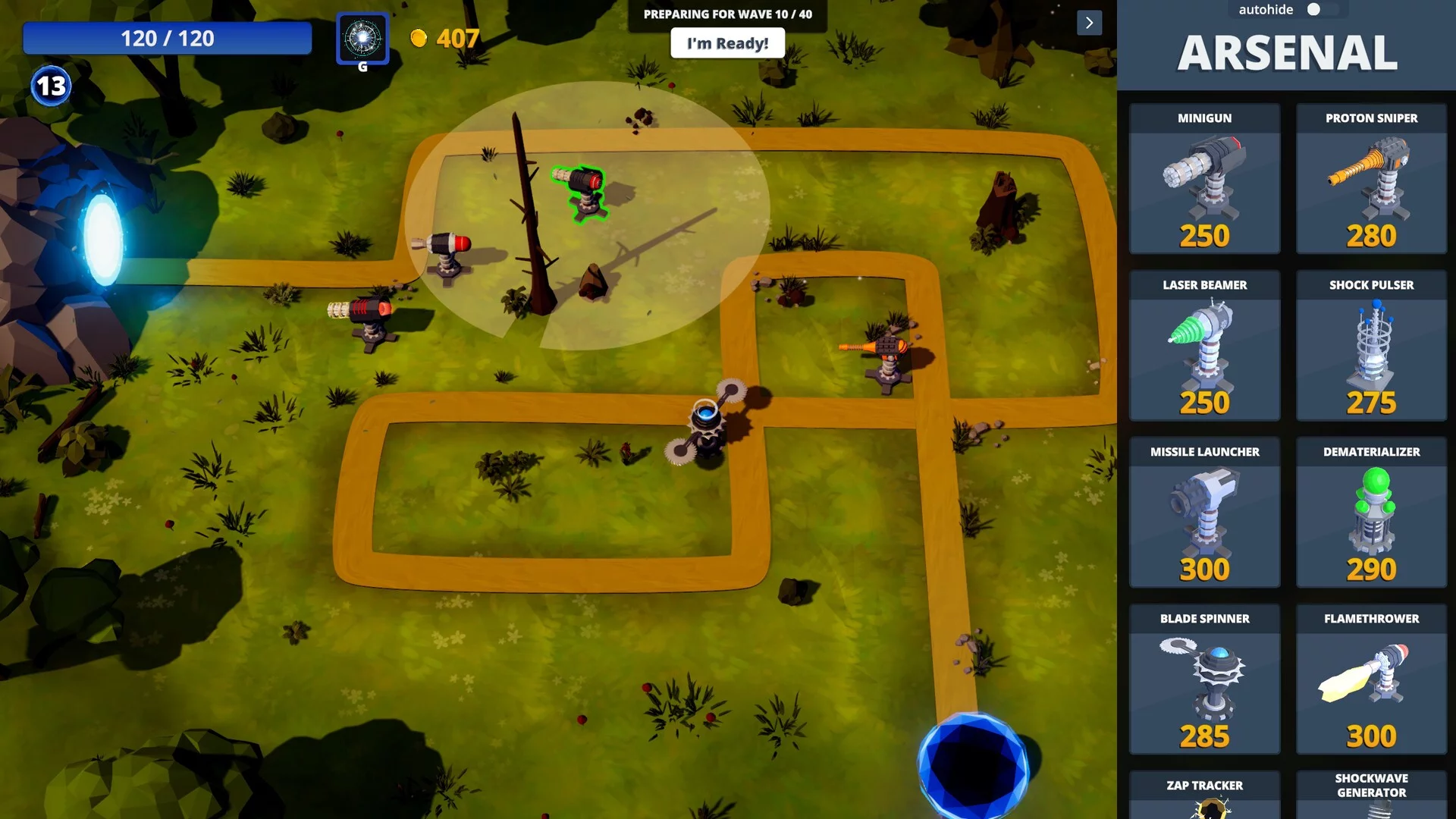 Изображение игры: PolyCore Defense